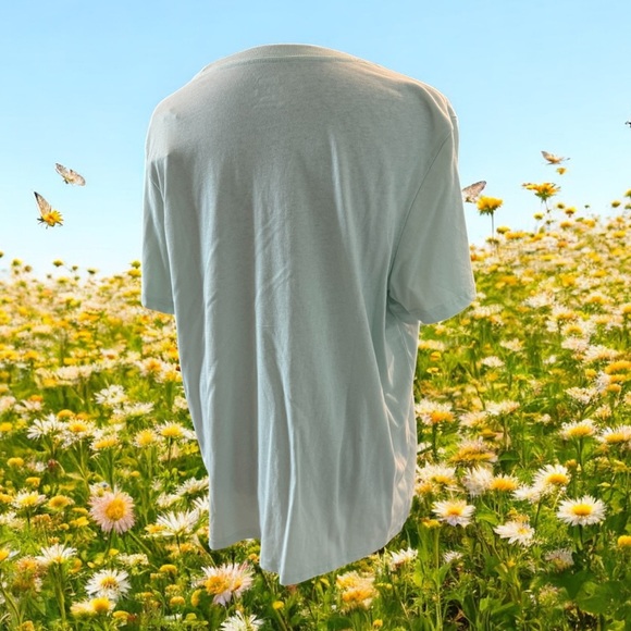 Puma Women's Mint Green Tee with Floral Graphic - Picture 2 of 3